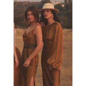 Significant Other Demi Backless Column Dress